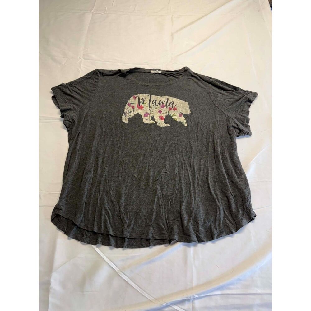 Maurice's plus size 3 graphic tee black